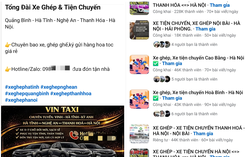 Hội nhóm xe ghép tràn lan trên mạng trước "giờ G" siết quản lý