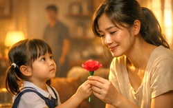 Bông hoa bằng giấy cho ngày của em