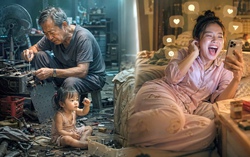 Con dâu buôn chuyện cười vô duyên