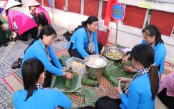 Cần Thơ: Sôi nổi Hội thi gói, nấu và trưng bày bánh chưng, bánh tét