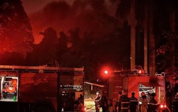 Vụ cháy tại xã Đông Anh đã được khống chế, không có thiệt hại về người