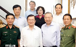 Tổng Bí thư, Chủ tịch nước thăm các nguyên lãnh đạo Đảng, Nhà nước và Mẹ Việt Nam Anh hùng