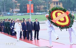 Lãnh đạo Đảng, Nhà nước vào Lăng viếng Chủ tịch Hồ Chí Minh