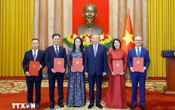 Tổng Bí thư, Chủ tịch nước Tô Lâm trao quyết định bổ nhiệm 5 Đại sứ Việt Nam tại nước ngoài