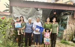 Hội Phụ nữ Công an Hải Phòng mang yêu thương đến với những hoàn cảnh khó khăn