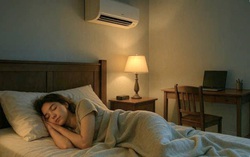 Ngủ phòng kín bật điều hòa ảnh hưởng ra sao tới sức khỏe?