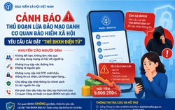Cảnh báo thủ đoạn lừa đảo: Mạo danh yêu cầu cài đặt thẻ "bảo hiểm xã hội điện tử"