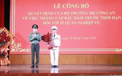 Giám đốc Công an tỉnh Lạng Sơn được thăng bậc hàm từ Thượng tá lên Đại tá trước thời hạn