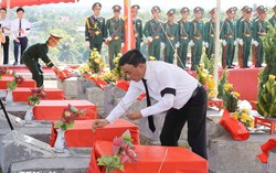 Thường trực Ban Bí thư dự Lễ truy điệu, an táng hài cốt liệt sỹ tại tỉnh Hà Tĩnh