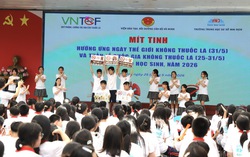 Trường THCS Mai Dịch hưởng ứng Tuần lễ phòng chống tác hại thuốc lá năm 2026