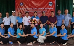Kiều bào châu Âu xây lớp học cho trẻ em vùng khó khăn ở Thái Nguyên