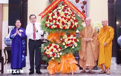 Chủ tịch Quốc hội Trần Thanh Mẫn chúc mừng Đại lễ Phật đản tại TPHCM