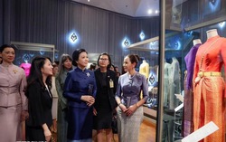 Phu nhân Ngô Phương Ly thăm bảo tàng tại Bangkok