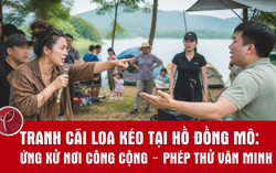 Tranh cãi vì loa kéo tại hồ Đồng Mô: Phép thử cho văn hóa ứng xử nơi công cộng