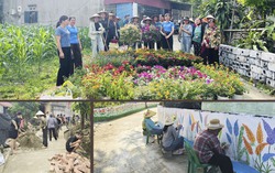 Phụ nữ xứ Lạng tô điểm đường quê vùng biên chào mừng Đại hội Phụ nữ toàn quốc XIV