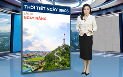 Bản tin thời tiết ngày 6/5: Bắc Bộ ngày nắng nhẹ, dông xuất hiện rải rác về đêm