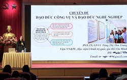 Nâng cao năng lực và chuẩn mực đạo đức công vụ đội ngũ cán bộ Hội