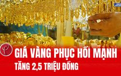 Giá vàng tăng 2,5 triệu đồng
