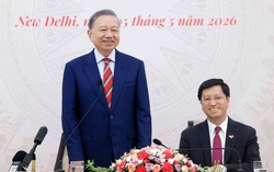 Party General Secretary and President To Lam meets Vietnamese community in India