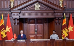 Việt Nam-Sri Lanka nâng cấp quan hệ Đối tác Toàn diện