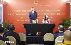 Biểu dương những nỗ lực của cộng đồng người Việt tại Sri Lanka