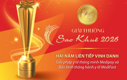 HDBank ghi dấu ấn tại Sao Khuê 2026 với bộ đôi giải pháp y tế số MediPay - MediFast