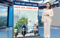 Bản tin thời tiết ngày 12/6: Nắng nóng cục bộ tái xuất ở Bắc Bộ, một số nơi có mưa dông 