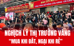 Người Việt và nghịch lý giá vàng: Đổ xô mua khi đắt, dè dặt lúc rẻ