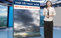 Bản tin thời tiết ngày 14/6: Miền Bắc nóng gắt ban ngày, dông mạnh ban đêm