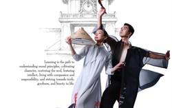 Nhà thiết kế Minh Hạnh mang bộ sưu tập áo dài "Đạo học" đến UNESCO