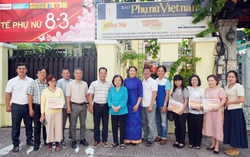 Nguyên Phó Chủ tịch nước Trương Mỹ Hoa chúc mừng Báo Phụ nữ Việt Nam nhân Ngày 21/6