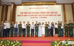 Quân ủy Trung ương - Bộ Quốc phòng gặp mặt các cơ quan thông tấn, báo chí