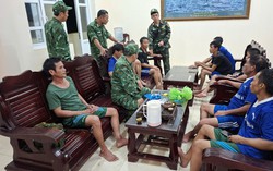 Quảng Ninh: Cứu nạn công 9 thuyền viên tàu cá bị chìm do sóng to