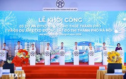 Đồng loạt khởi công 3 dự án nhà ở cho thuê và 5 dự án đường sắt đô thị thành phố Hà Nội