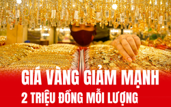 Giá vàng ngày 30/6: Giảm mạnh 2 triệu đồng