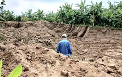 Hơn 1 tháng sau vụ ruộng bị đào bới, người dân vẫn phải chờ kết quả xác minh