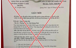 Cảnh báo thủ đoạn giả giấy mời làm hồ sơ đất đai để lừa đảo