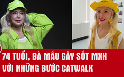 Người mẫu U80 truyền cảm hứng về thời trang không tuổi