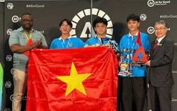 Học sinh Việt Nam giành 2 giải Nhì cuộc thi Robot toàn cầu