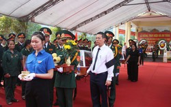 Đà Nẵng tổ chức lễ viếng, truy điệu và an táng 5 hài cốt liệt sĩ tại Hang Đá Sập