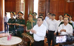 Thường trực Ban Bí thư dâng hương tại Khu di tích Quốc gia đặc biệt Kim Liên, Khu di tích Ngã ba Đồng Lộc