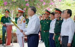 Tổng Bí thư, Chủ tịch nước Tô Lâm tri ân Anh hùng liệt sĩ tại Công viên Lê Thị Riêng