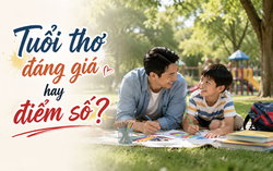 Trò chuyện cùng Thanh Tâm: Tuổi thơ đáng giá hay điểm số?