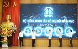 Hà Nội: Phường Tây Hồ đẩy mạnh chuyển đổi số, vận hành Trung tâm điều hành OMC