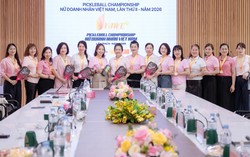 Hiệp hội nữ doanh nhân Việt Nam tổ chức Giải Pickleball, gây quỹ "Trao nhà mái ấm yêu thương"