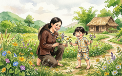 Truyện ngắn: Bông hoa đậu biếc