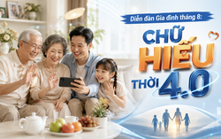 Mời bạn tham gia Diễn đàn gia đình tháng 8: "Chữ hiếu thời 4.0"