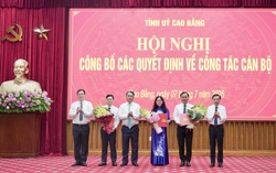 Tỉnh ủy Cao Bằng công bố các quyết định về công tác cán bộ