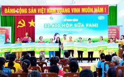 Tặng 3 tháng uống sữa miễn phí cho 300 phụ nữ có hoàn cảnh khó khăn