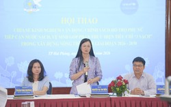 Gỡ điểm nghẽn nước sạch cho phụ nữ nông thôn